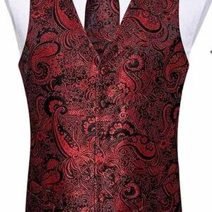 Men's Vest and Necktie Set